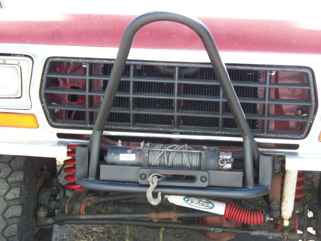 Big Bronco stinger and winch plate